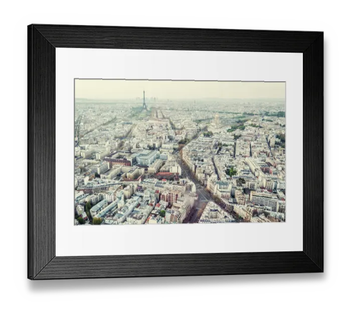 Framed Print : Paris cityscape