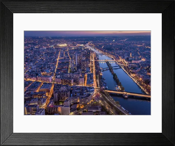 Framed Print : Paris cityscape by night Framed Print : Paris cityscape by night