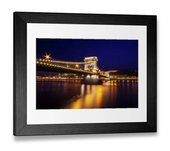 Framed Print : Chain Bridge Budapest Framed Print : Chain Bridge Budapest