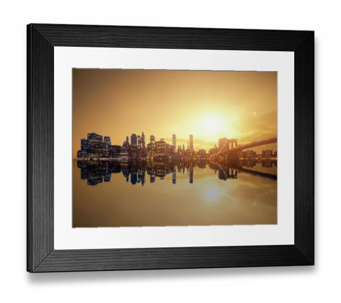Framed Print : Manhattan cityscape Framed Print : Manhattan cityscape