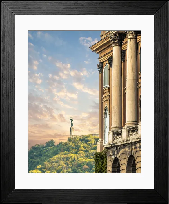 Framed Print : Hungarian Statue of Liberty - Gellert Hill