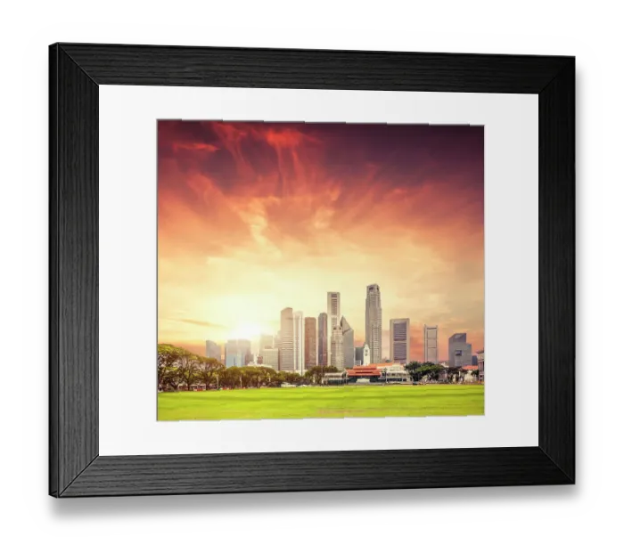 Framed Print : Singapore cityscape Framed Print : Singapore cityscape