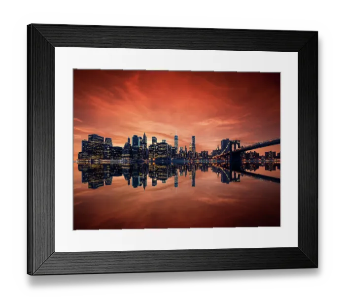 Framed Print : Manhattan cityscape Framed Print : Manhattan cityscape