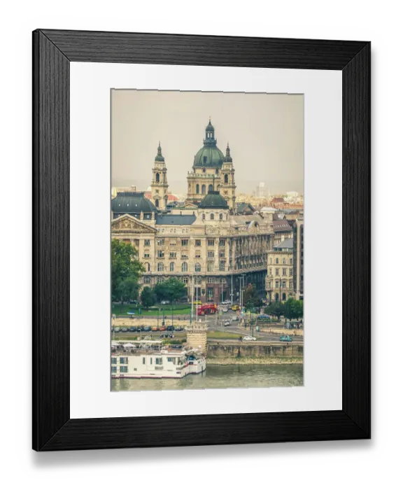 Framed Print : View of downtown Budapest Framed Print : View of downtown Budapest