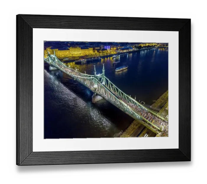 Framed Print : Budapest cityscape by night Framed Print : Budapest cityscape by night