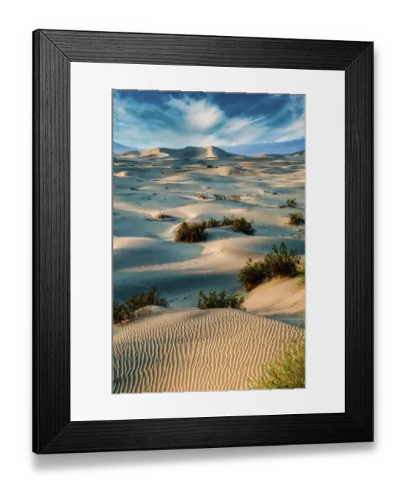 Framed Print : Death Valley Sand Dunes Framed Print : Death Valley Sand Dunes