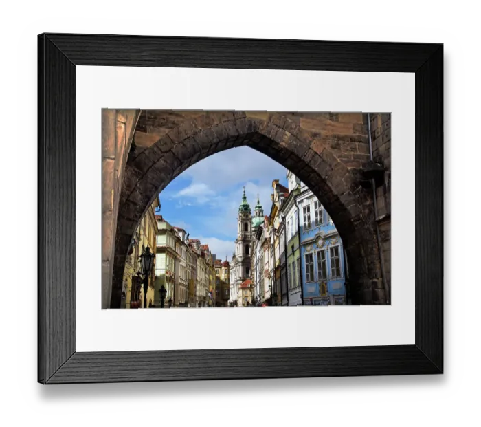 Framed Print : Charles Tower Bridge Gate in Prague Framed Print : Charles Tower Bridge Gate in Prague