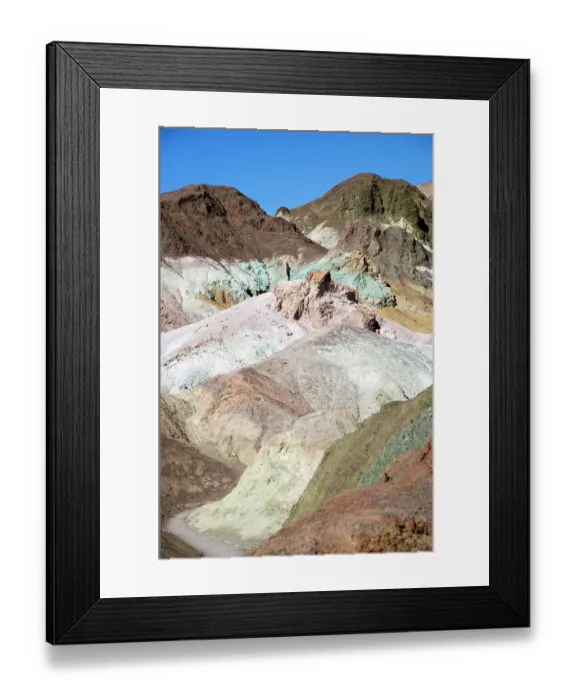 Framed Print : Death Valley Artist Palette Landscape Framed Print : Death Valley Artist Palette Landscape