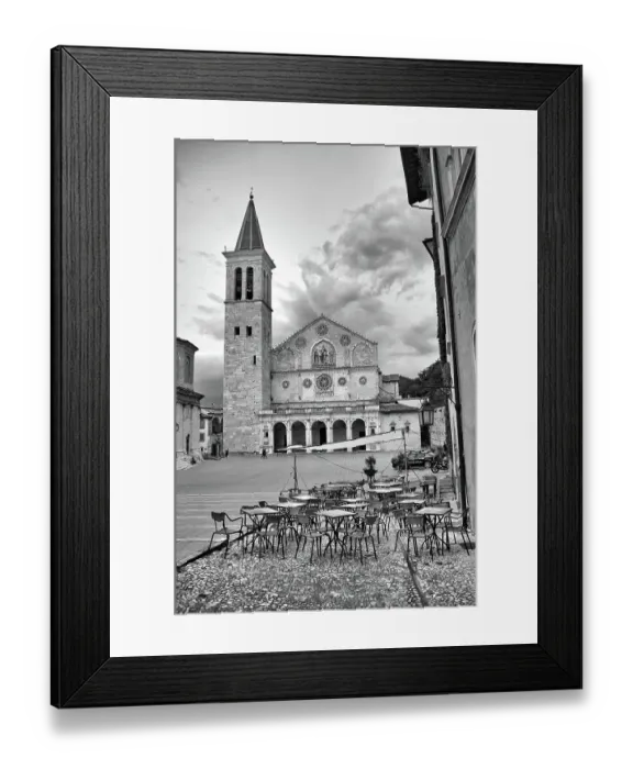 Framed Print : Cathedral of Santa Maria Assunta in Spoleto