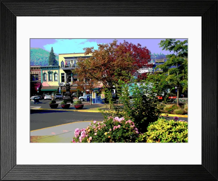 Framed Print : Downtown Ashland Framed Print : Downtown Ashland