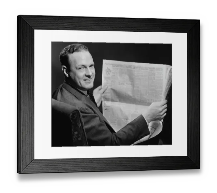 Framed Print : Newspaper Time Framed Print : Newspaper Time