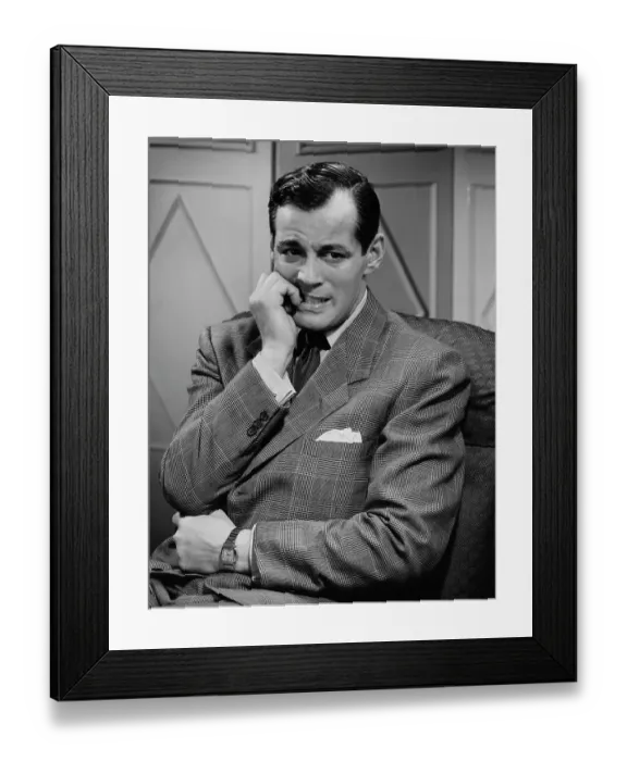Framed Print : Nail Biting Framed Print : Nail Biting