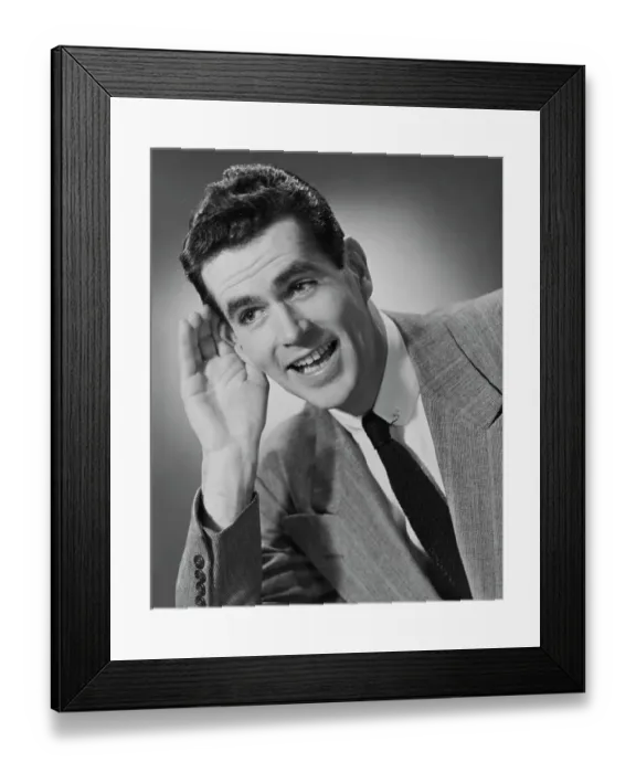 Framed Print : Can't Hear You Framed Print : Can't Hear You
