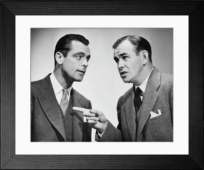 Framed Print : Office Chat Framed Print : Office Chat