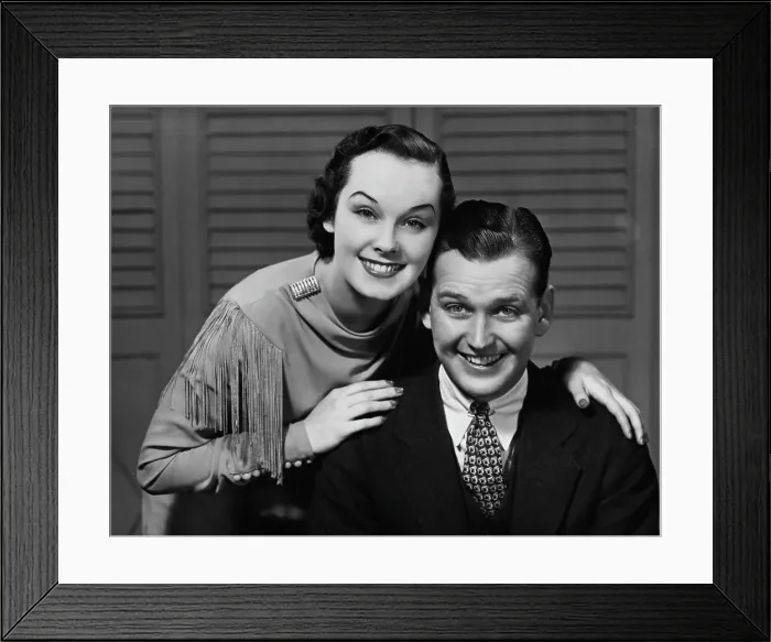 Framed Print : Happy Couple Framed Print : Happy Couple