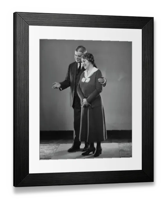 Framed Print : Happy Couple Framed Print : Happy Couple