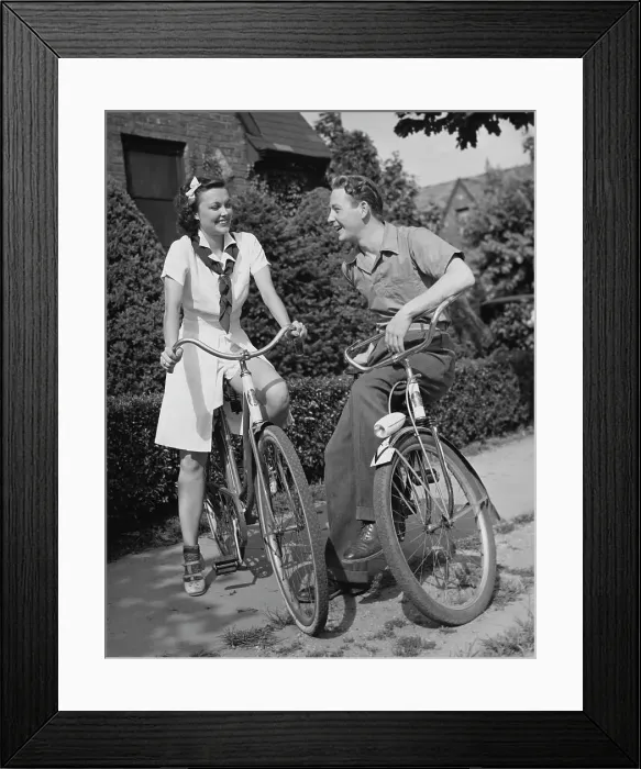 Framed Print : Cycling Date Framed Print : Cycling Date