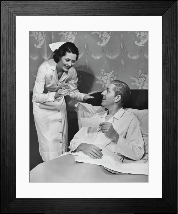 Framed Print : Bedside Manner