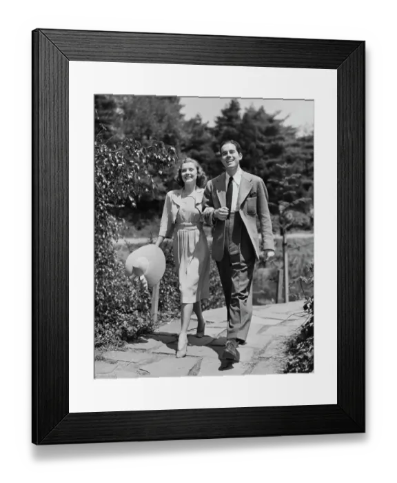 Framed Print : Happy Couple Framed Print : Happy Couple