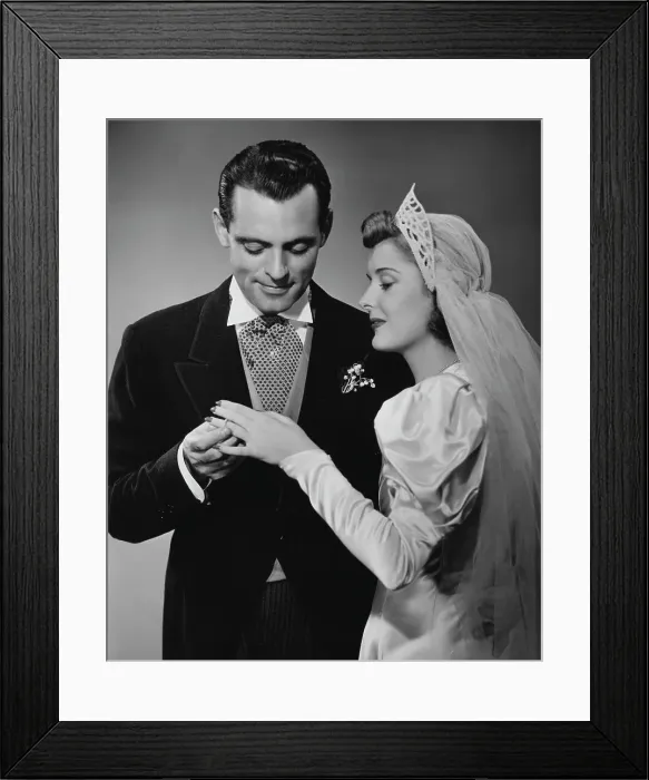 Framed Print : Wedding Day