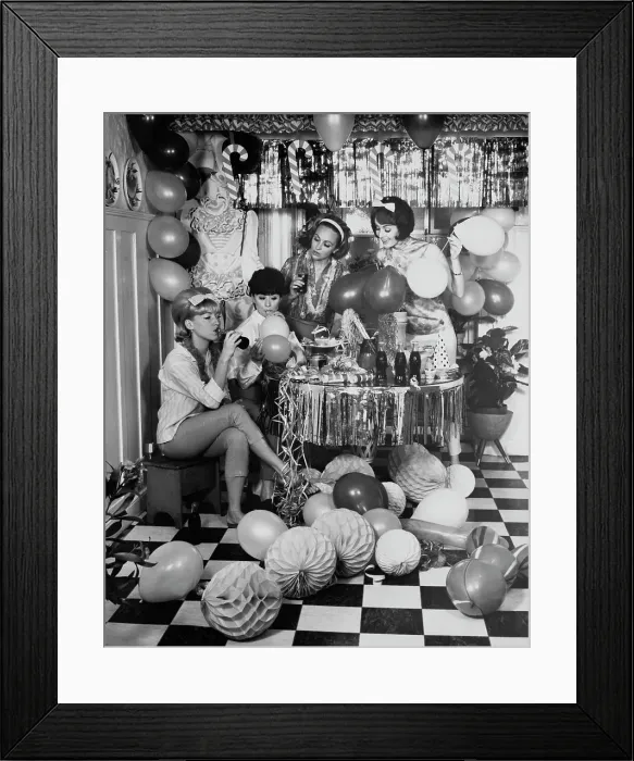 Framed Print : Girls Night Out
