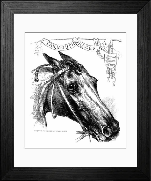 Framed Print : Slander - Winner of the Norfolk and Suffolk Stakes, Great Yarmouth Races, 1846 Framed Print : Slander - Winner of the Norfolk and Suffolk Stakes, Great Yarmouth Races, 1846