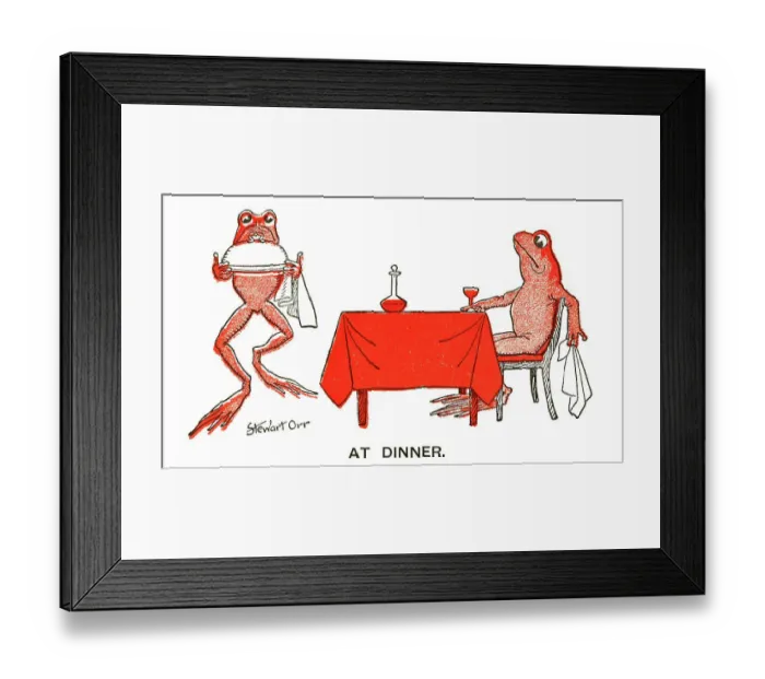 Framed Print : Frog waiting for his dinner Framed Print : Frog waiting for his dinner