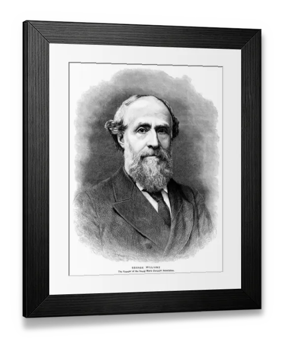 Framed Print : George Williams, founder of the Young Men's Christian Association (YMCA) Framed Print : George Williams, founder of the Young Men's Christian Association (YMCA)