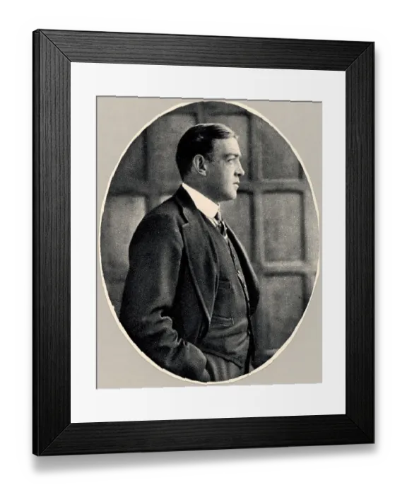 Framed Print : Portrait of explorer Ernest Henry Shackleton