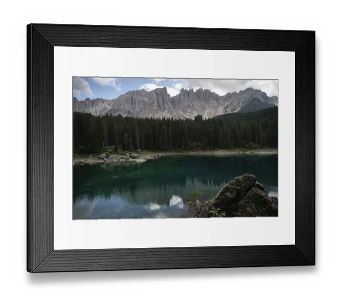 Framed Print : Carezza lake, dolomiti, italy Framed Print : Carezza lake, dolomiti, italy