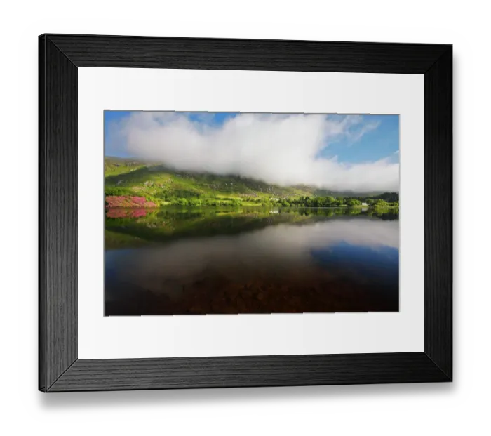 Framed Print : Gougane Barra Lake In West Cork; County Cork Munster Ireland