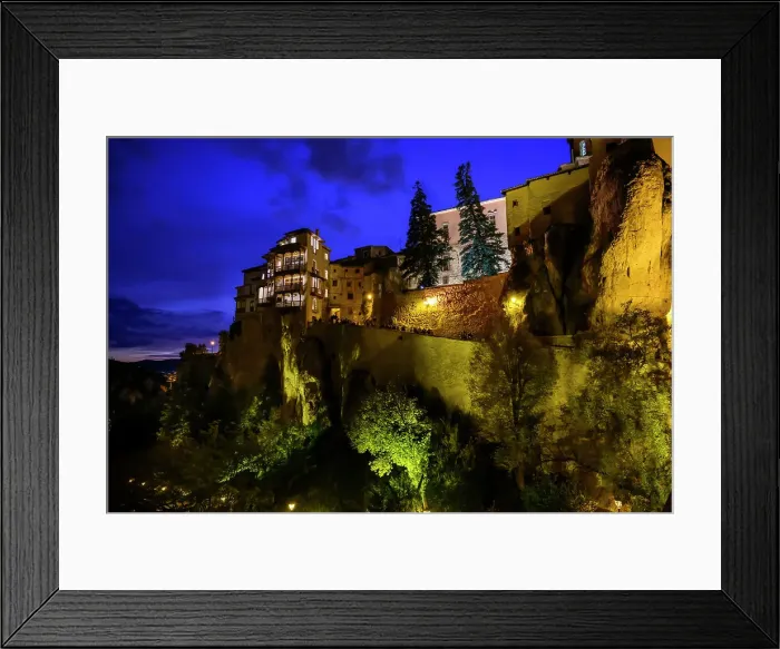 Framed Print : Hanging Houses of Cuence