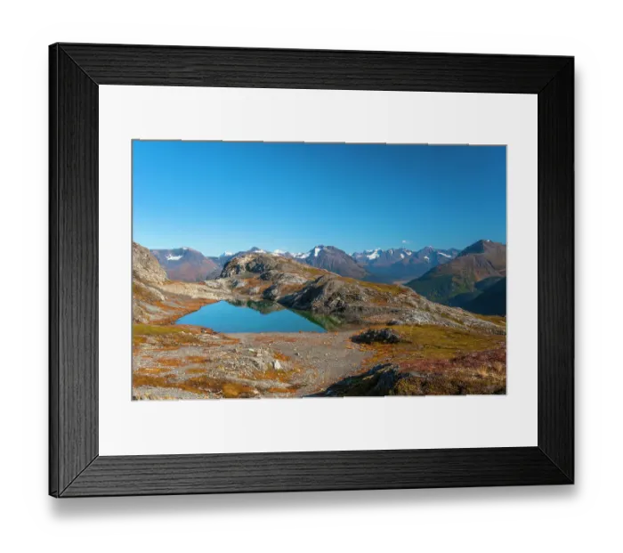 Framed Print : Harding Icefield Trail, Kenai Fjords National Park Framed Print : Harding Icefield Trail, Kenai Fjords National Park