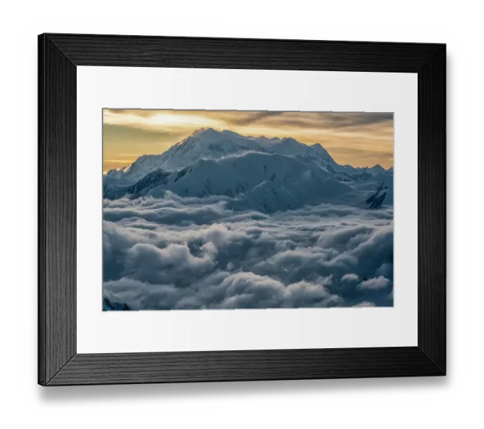 Framed Print : Aerial image of the Saint Elias mountains in Kluane National Park and Reserve. This is Mount Logan, the largest mountain in Canada Framed Print : Aerial image of the Saint Elias mountains in Kluane National Park and Reserve. This is Mount Logan, the largest mountain in Canada