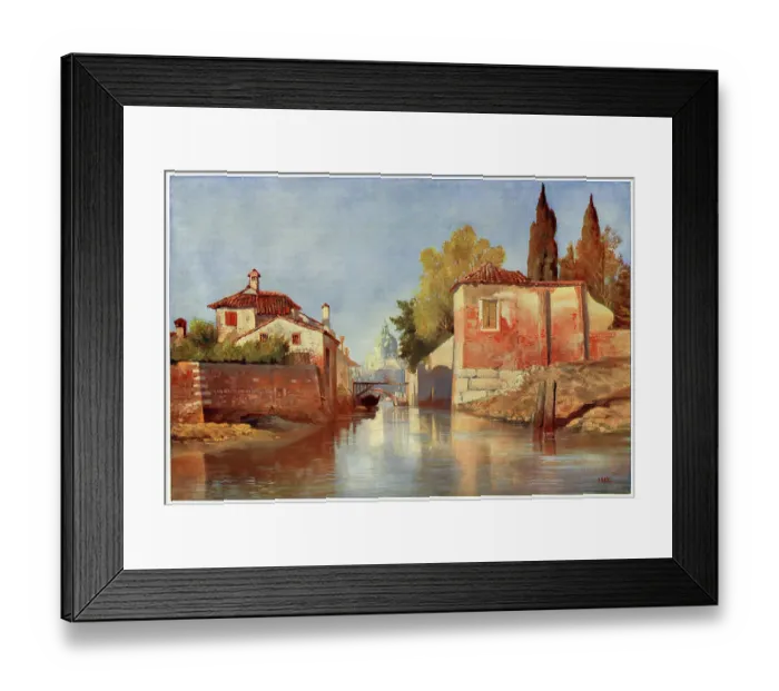 Framed Print : Venice looking towards Santa Maria della Salute Italy 1885 Framed Print : Venice looking towards Santa Maria della Salute Italy 1885