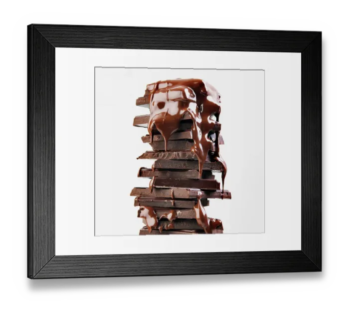 Framed Print : Chocolate Stack Framed Print : Chocolate Stack