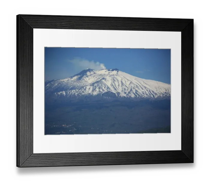 Framed Print : The snow-capped peak of Etna volcano, Etna, Sicily, Italy Framed Print : The snow-capped peak of Etna volcano, Etna, Sicily, Italy