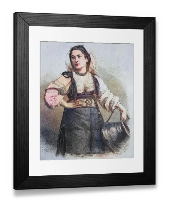 Framed Print : Woman, merchant with a jug, Giocciara on the Spanish Steps, Rome, Italy, c. 1885, Historic, digitally restored reproduction from a 19th century original, Woman, merchant with a jug, Giocciara on the Spanish Steps, Rome, Italy, c Framed Print : Woman, merchant with a jug, Giocciara on the Spanish Steps, Rome, Italy, c. 1885, Historic, digitally restored reproduction from a 19th century original, Woman, merchant with a jug, Giocciara on the Spanish Steps, Rome, Italy, c