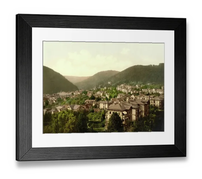 Framed Print : Friedrichrhoda in Thuringia, c. 1890, Germany, Historical, digitally restored reproduction from a 19th century original Framed Print : Friedrichrhoda in Thuringia, c. 1890, Germany, Historical, digitally restored reproduction from a 19th century original