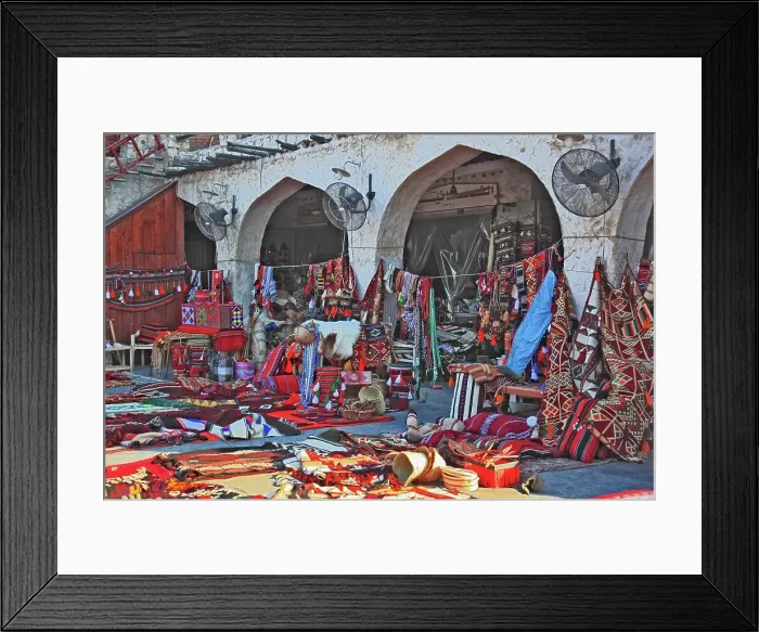 Framed Print : Old Town of Doha, Qatar, Qatar Framed Print : Old Town of Doha, Qatar, Qatar