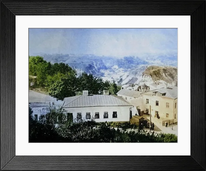 Framed Print : One of the first autotypes from Mont San Andre in Kiev, Ukraine, 1884, Historic, digitally restored reproduction of an original 19th century master, exact original date unknown Framed Print : One of the first autotypes from Mont San Andre in Kiev, Ukraine, 1884, Historic, digitally restored reproduction of an original 19th century master, exact original date unknown