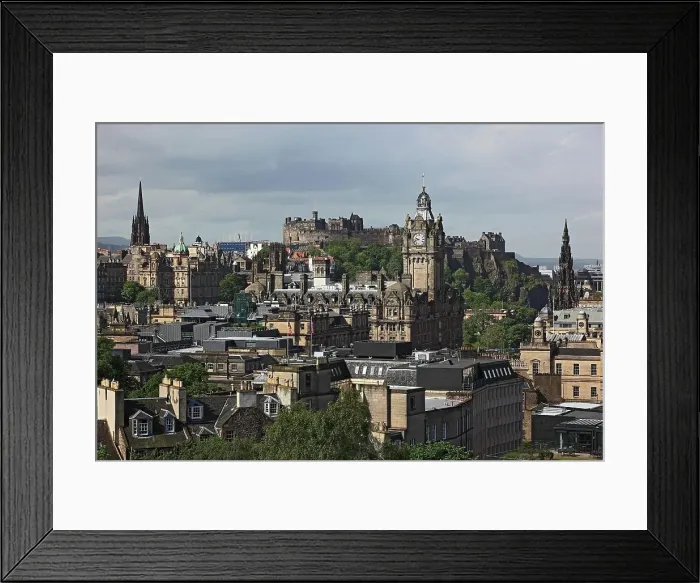 Framed Print : Edinburgh, View of the city centre from Calton Hill, Old Town, Scotland, United Kingdom Framed Print : Edinburgh, View of the city centre from Calton Hill, Old Town, Scotland, United Kingdom