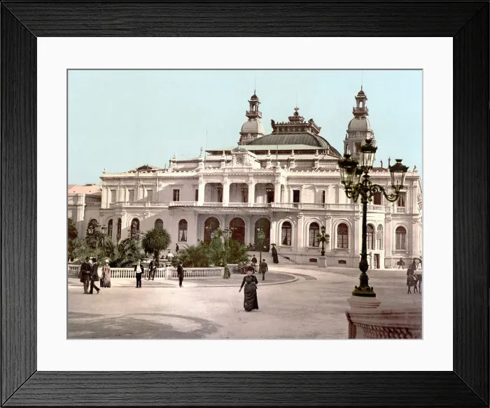 Framed Print : The casino of Monte Carlo, Monaco, c. 1890, Historic, digitally restored reproduction from a 19th century original, The casino of Monte Carlo, 1890, Historic, digitally restored reproduction from a 19th century original, Europe Framed Print : The casino of Monte Carlo, Monaco, c. 1890, Historic, digitally restored reproduction from a 19th century original, The casino of Monte Carlo, 1890, Historic, digitally restored reproduction from a 19th century original, Europe