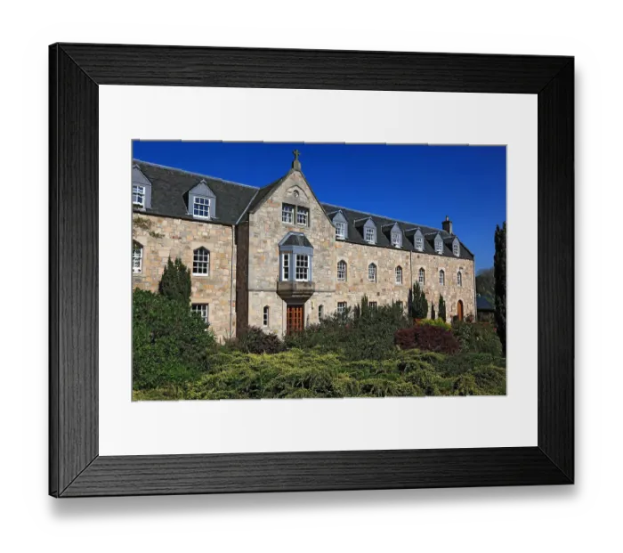 Framed Print : Pluscarden Abbey, Benedictine monastery near Moray, Scotland, Great Britain