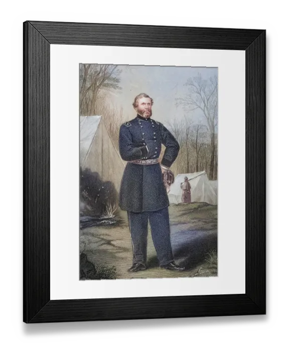 Framed Print : George Henry Thomas (born 31 July 1816 in Newsoms, Virginia, USA, died 28 March 1870 in San Francisco, California) was a professional soldier and Major General in the US Army Framed Print : George Henry Thomas (born 31 July 1816 in Newsoms, Virginia, USA, died 28 March 1870 in San Francisco, California) was a professional soldier and Major General in the US Army