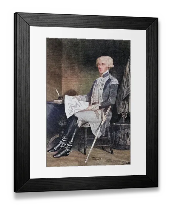 Framed Print : Marie-Joseph-Paul-Yves-Roch-Gilbert du Motier, Marquis de La Fayette or Lafayette (born 6 September 1757 in Chavaniac (today Chavaniac-Lafayette), France, died 20 May 1834 in Paris) was a French General de division and politician. The Enlightenment Framed Print : Marie-Joseph-Paul-Yves-Roch-Gilbert du Motier, Marquis de La Fayette or Lafayette (born 6 September 1757 in Chavaniac (today Chavaniac-Lafayette), France, died 20 May 1834 in Paris) was a French General de division and politician. The Enlightenment
