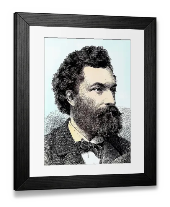 Framed Print : Karl Wolff, born 1850, journalist and newspaper editor in Transylvania, Romania, c. 1885, Historical, digitally restored reproduction from a 19th century original, born 1850, journalist and newspaper editor in Transylvania, Romania, c Framed Print : Karl Wolff, born 1850, journalist and newspaper editor in Transylvania, Romania, c. 1885, Historical, digitally restored reproduction from a 19th century original, born 1850, journalist and newspaper editor in Transylvania, Romania, c