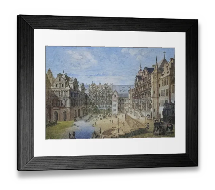 Framed Print : Heidelberg castle courtyard in 1683, Baden-Wuerttemberg, Germany, c. 1885, Historical, digitally restored reproduction from a 19th century original, Heidelberg castle courtyard in 1683, c Framed Print : Heidelberg castle courtyard in 1683, Baden-Wuerttemberg, Germany, c. 1885, Historical, digitally restored reproduction from a 19th century original, Heidelberg castle courtyard in 1683, c