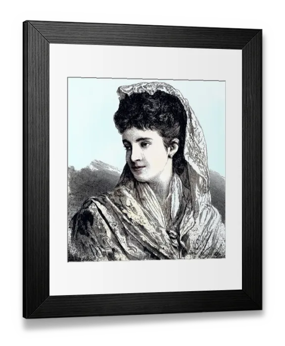 Framed Print : Adelina Patti, born Adela Juana Maria Patti, 18 February 1843 in Madrid, 27 September 1919, Craig-y-Nos, Wales Framed Print : Adelina Patti, born Adela Juana Maria Patti, 18 February 1843 in Madrid, 27 September 1919, Craig-y-Nos, Wales
