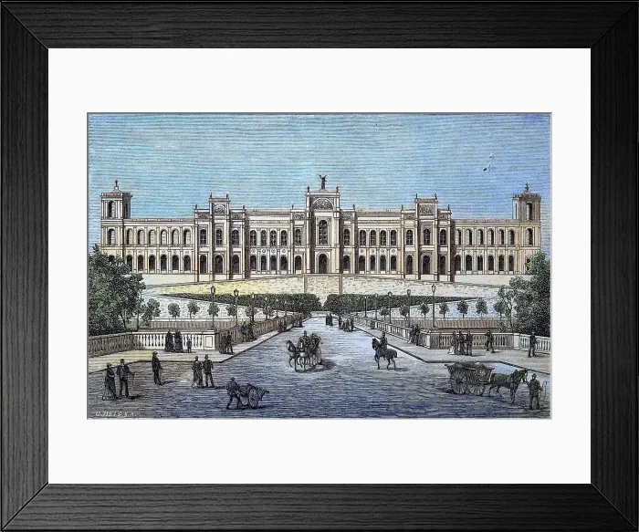 Framed Print : The Maximilianeum in Munich, Bavaria, Germany, reproduction of an image, woodcut from the year 1881, digitally restored, Historical, The Maximilianeum in Munich, Bavaria, reproduction of an image, woodcut from the year 1881, digitally improved Framed Print : The Maximilianeum in Munich, Bavaria, Germany, reproduction of an image, woodcut from the year 1881, digitally restored, Historical, The Maximilianeum in Munich, Bavaria, reproduction of an image, woodcut from the year 1881, digitally improved